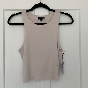 Cream Crop Tank